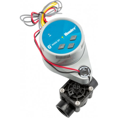 HUNTER BLUETOOTH SINGLE STATION NODE BATTERY CONTROLLER WITH VALVE