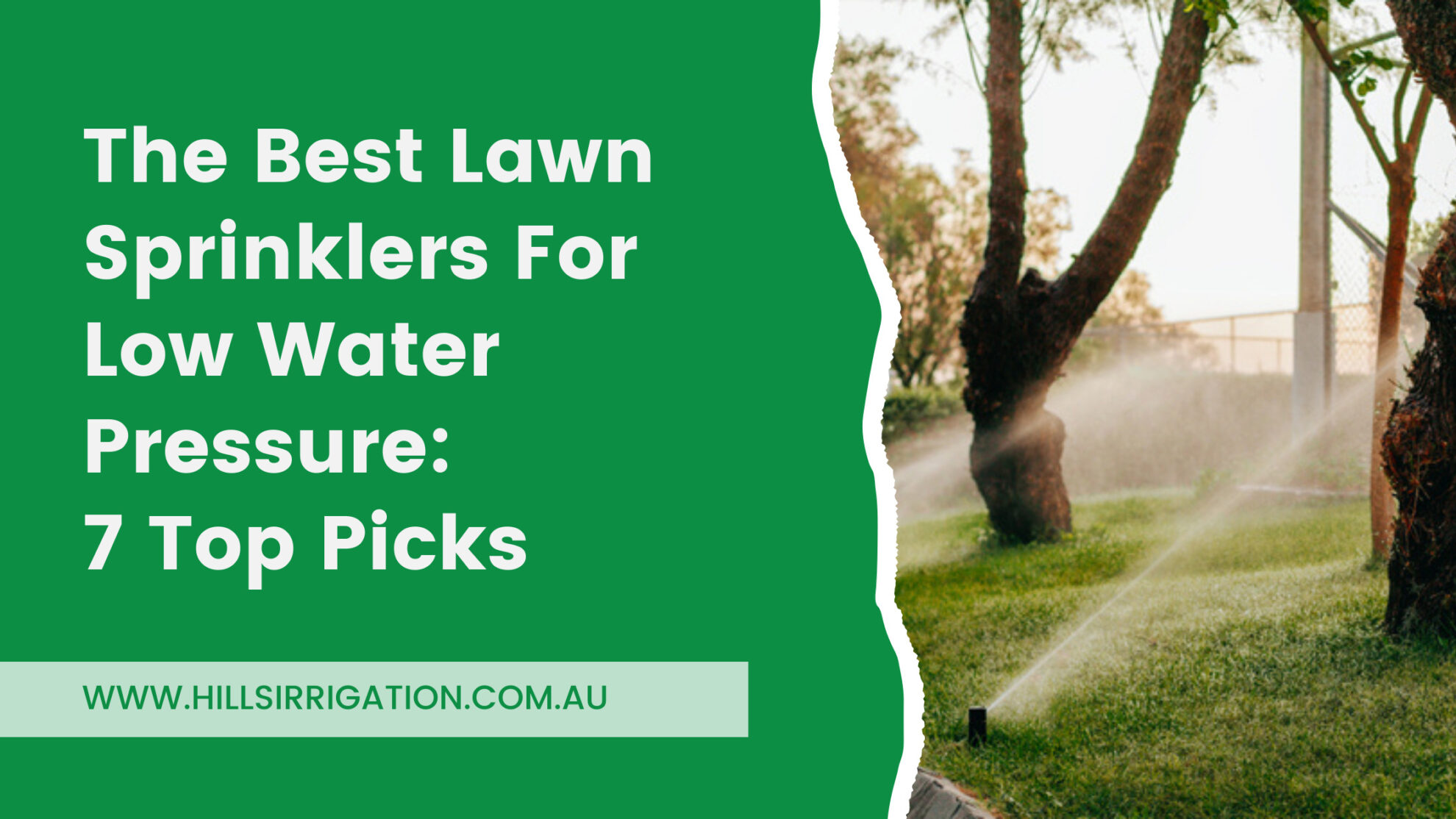 The Best Lawn Sprinklers For Low Water Pressure