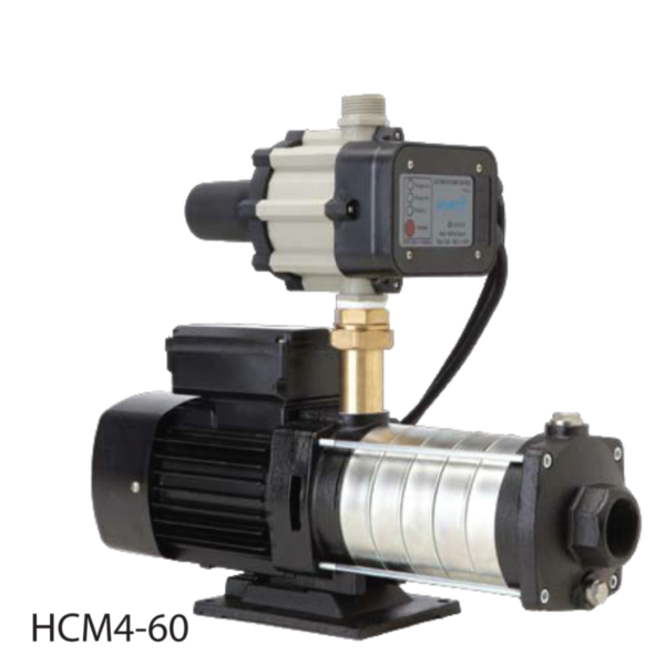 HYJET 1100W HCM HORIZONTAL MULTISTAGE PRESSURE PUMP WITH PRESSURE CONTROLLER